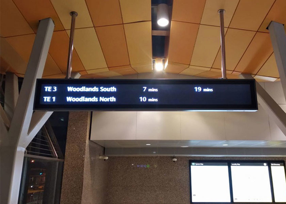 Показ сообщения матрицы СИД P6 P8 P10 для станции метро метро автобуса