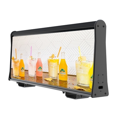 дисплей рекламы P2.5 такси 4500nits 960*320mm верхний цифровой на открытом воздухе