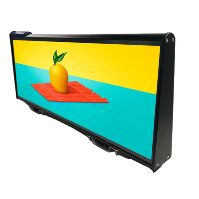 дисплей рекламы P2.5 такси 4500nits 960*320mm верхний цифровой на открытом воздухе