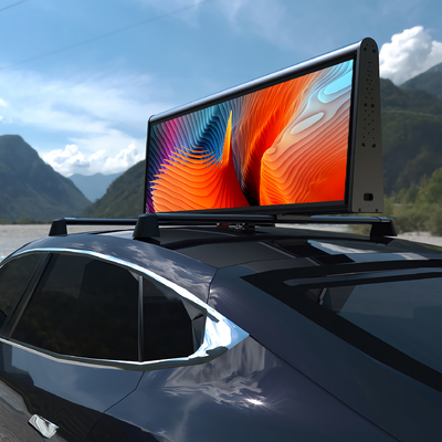Знаки рекламы экрана P2.5 СИД на открытом воздухе такси 960x320 3840Hz верхние